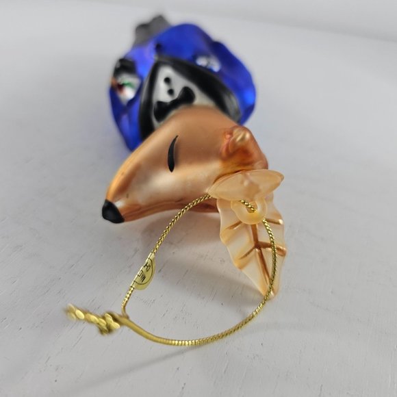 Pottery Barn Reindeer Dasher Ornament Blown Glass Christmas - Picture 8 of 8